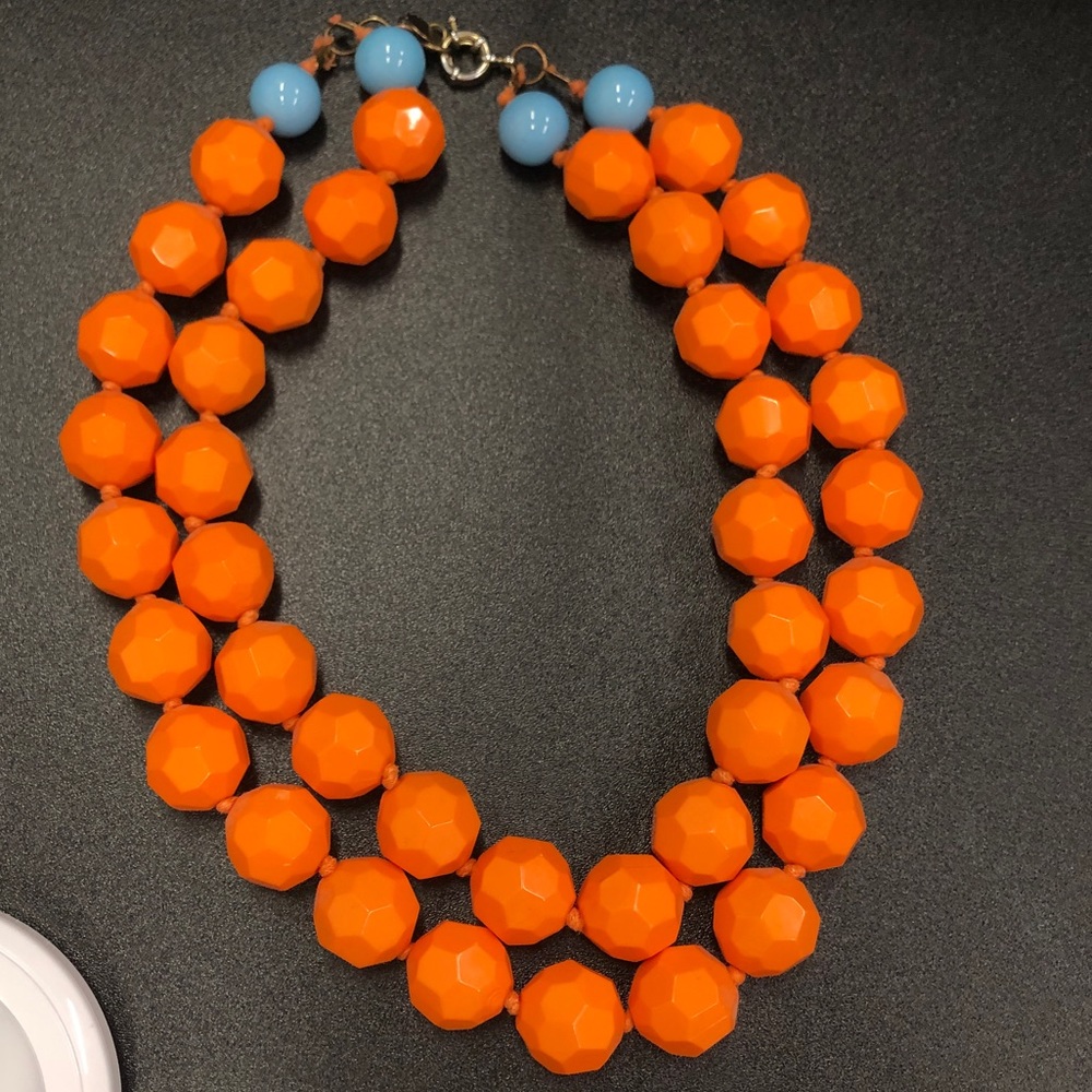 Swell Caroline Orange Statement Necklace
